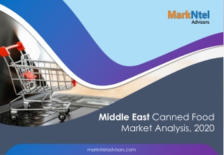 Middle East Canned Food Market Analysis, 2020