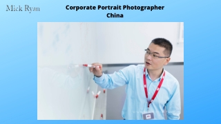 Corporate Portrait Photographer China