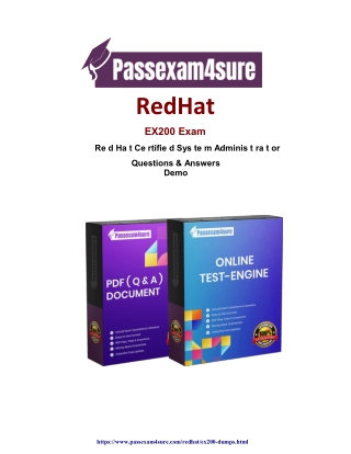 Get Real RedHat   EX200 Dumps with 20% Discount [ 2022]