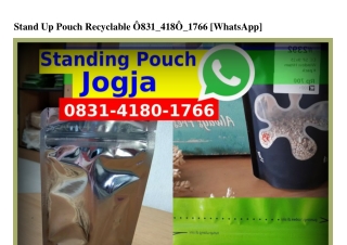 Stand Up Pouch Recyclable 08౩I-ԿI80-I7ᏮᏮ{WA}