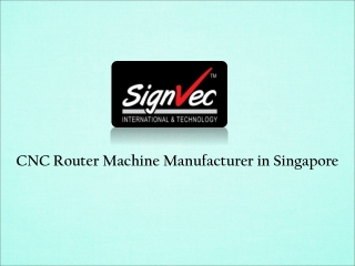 Cnc Router Machine Manufacturer