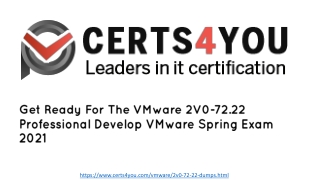 Certification 2V0-72.22 Torrent