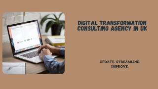 The Best Digital Transformation Consulting Agency in UK