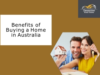 Benefits of Buying a Home in Australia