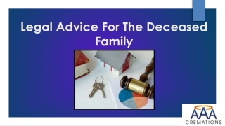 Legal Advice For The Deceased Family