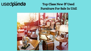 Looking For Used Furniture For Sale In UAE