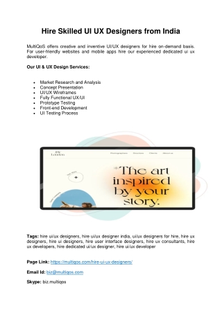 Top UX/UI Designers for Hire in 2022
