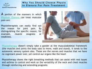 Physio in Elanora