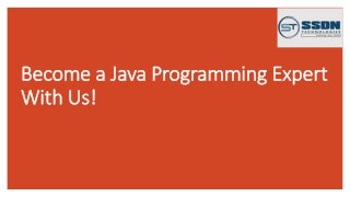 Java Training at SSDN Technologies