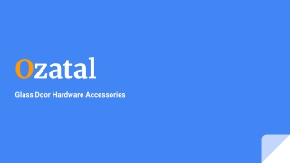 Glass door hardware accessories