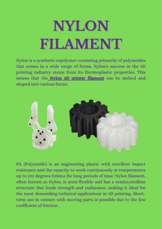 Nylon filament