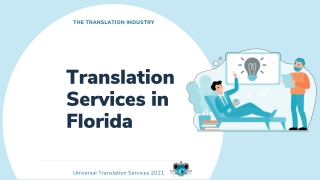Translation Services in Florida