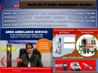 Get Air Ambulance Service in Patna with High Quality |ANSH
