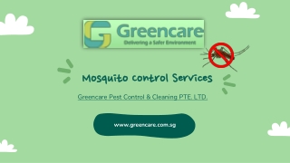 Misting Services For Mosquito Control in Singapore - Greencare