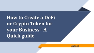 Token development services