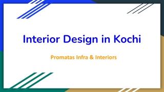 Interior Design in Kochi