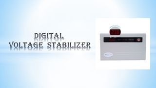 Digital Voltage Stabilizer