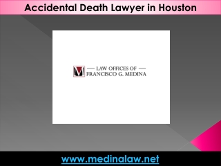 Accidental Death Lawyer in Houston