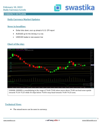 Curreny daily levels (10-Feb)