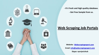 Web Scraping Job Portals