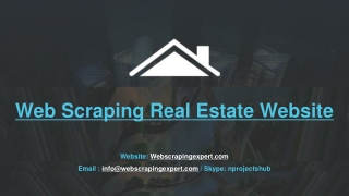 Web Scraping Real Estate Website