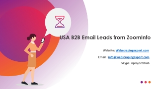 USA B2B Email Leads from ZoomInfo