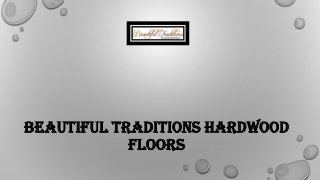 Hardwood Floor Refinishing