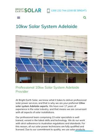 10kw Solar System Adelaide