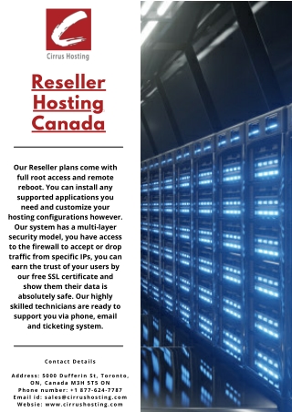 Reseller Hosting Canada
