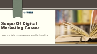 Scope Of Digital Marketing Career