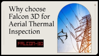 Why choose Falcon 3D for Aerial Thermal Inspection