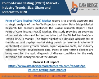 Point-of-Care Testing (POCT) Market