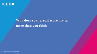 Why does your credit score matter more than you think