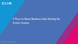5 Ways to Boost Business Sales During the Festive Season