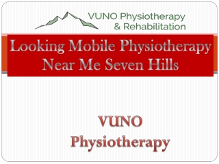 Looking Mobile Physiotherapy Near Me Seven Hills
