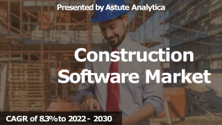 Construction Software Market size, share, growth report explores industry trends