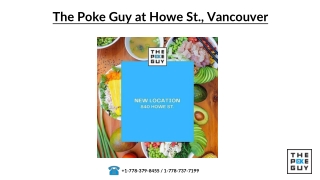 The Poke Guy at Howe St