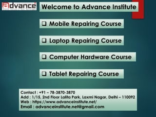 Advance Laptop Repairing Course In Delhi, India