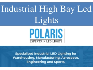 Industrial High Bay Led Lights