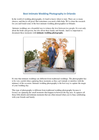 Best Intimate Wedding Photography in Orlando- Live Happy Studio