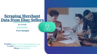 Scraping Merchant Data from Ebay Sellers