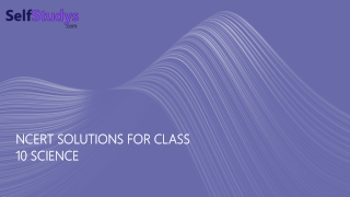 Class 10 Science NCERT Solutions