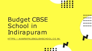 Budget CBSE School in Indirapuram-converted