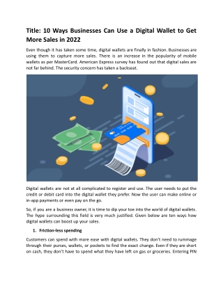 10 Ways Businesses Can Use a Digital Wallet to Get More Sales in 2022.docx