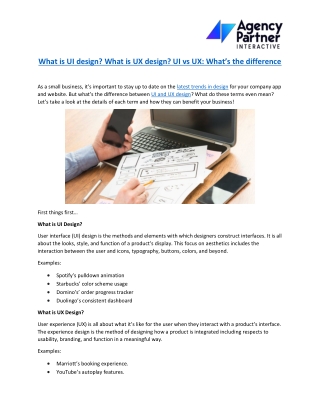 What is UI design What is UX design UI vs UX What’s the difference