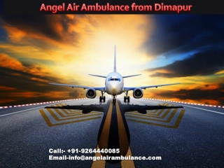 Angel Air Ambulance from Darbhanga at Genuine Budget