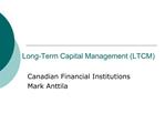 Long-Term Capital Management LTCM