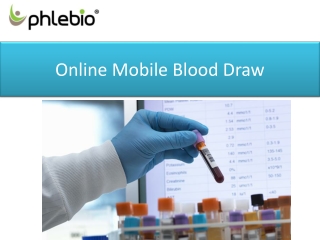 Online Mobile Blood Draw