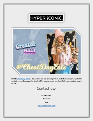 Cheap Tshirts | Hypericonic.com