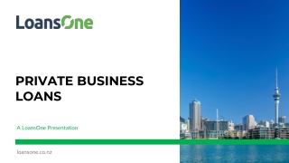 Private Business Loans